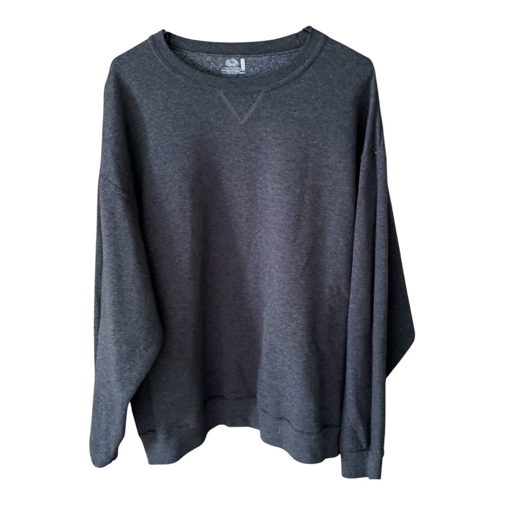 Men’s Fruit of the Loom Gray Sweatshirt Classic Comfort